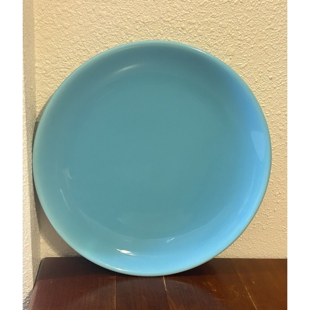 Vtg Franciscan El Patio Turquoise 14” Chop Plate Serving Platter Gladding McBean